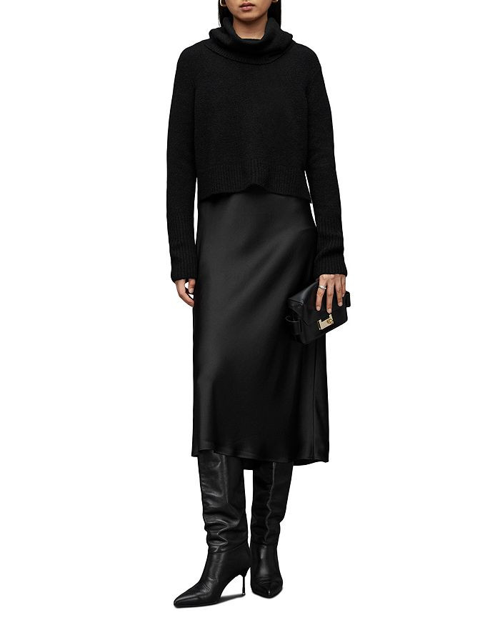 ALLSAINTS Tierny Roll Neck Layered Look Dress Women - Bloomingdale's | Bloomingdale's (US)
