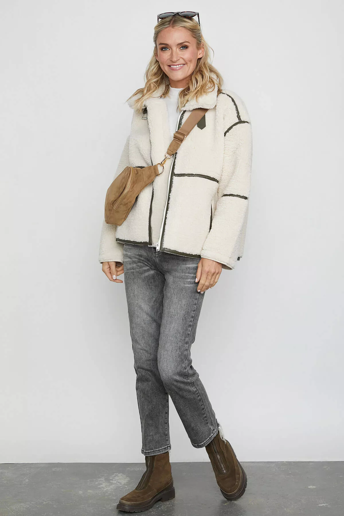 Elan Teddy Bomber Jacket curated on LTK