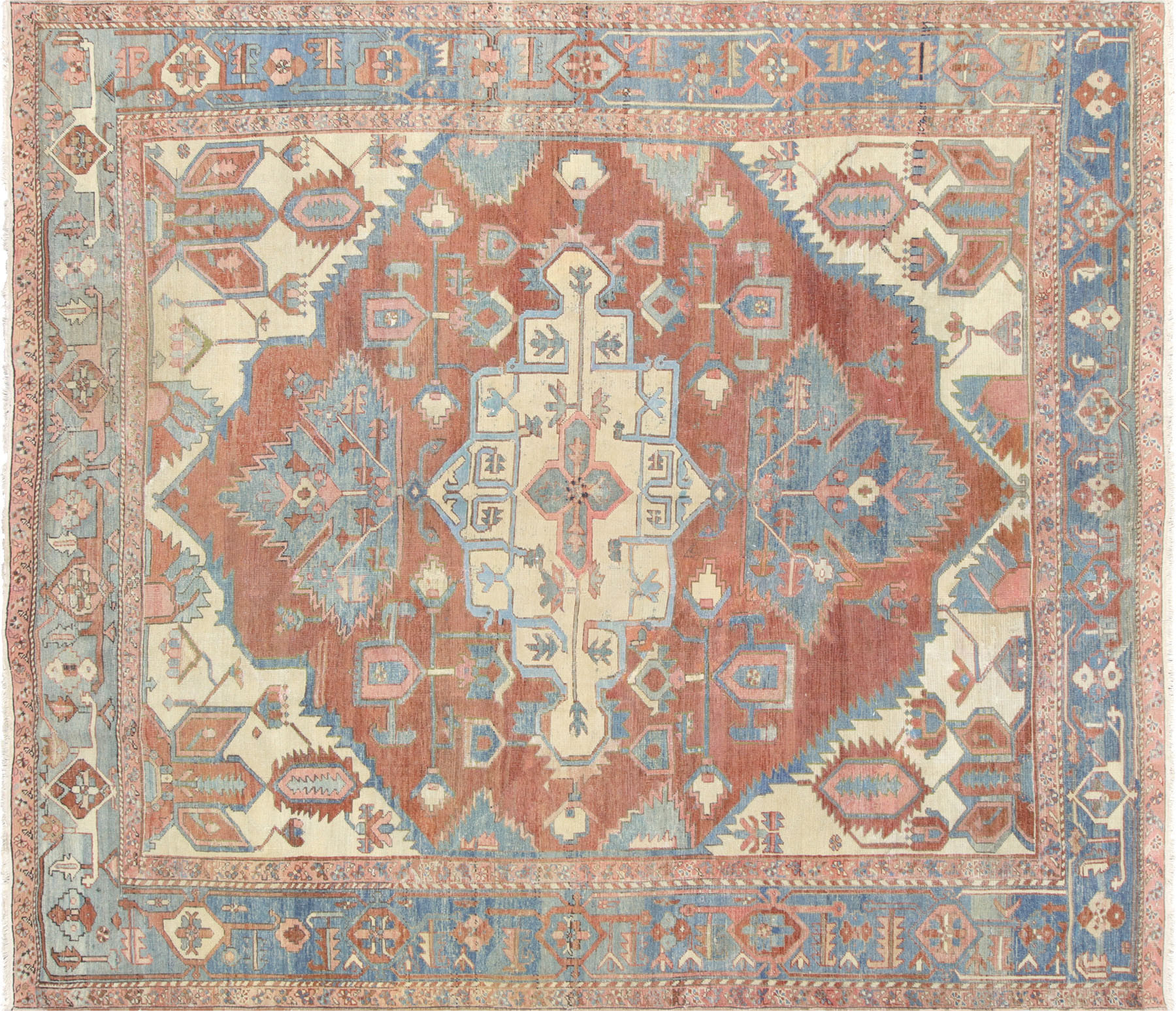 1920s Persian Heriz Rug - 9-5"x10'6" - Nalbandian - Red - Red | Floor Covering, Carpet, Mat, Area Rug | One Kings Lane