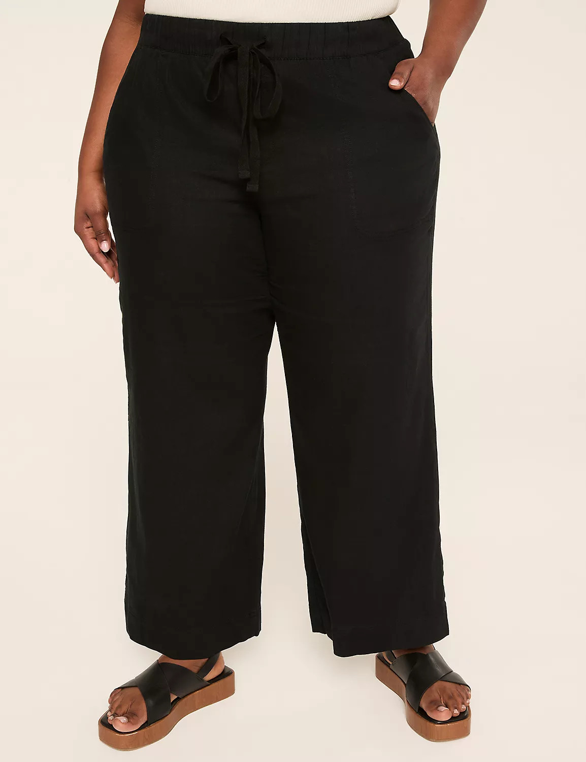 Linen Wide Leg Pant | Lane Bryant (US)