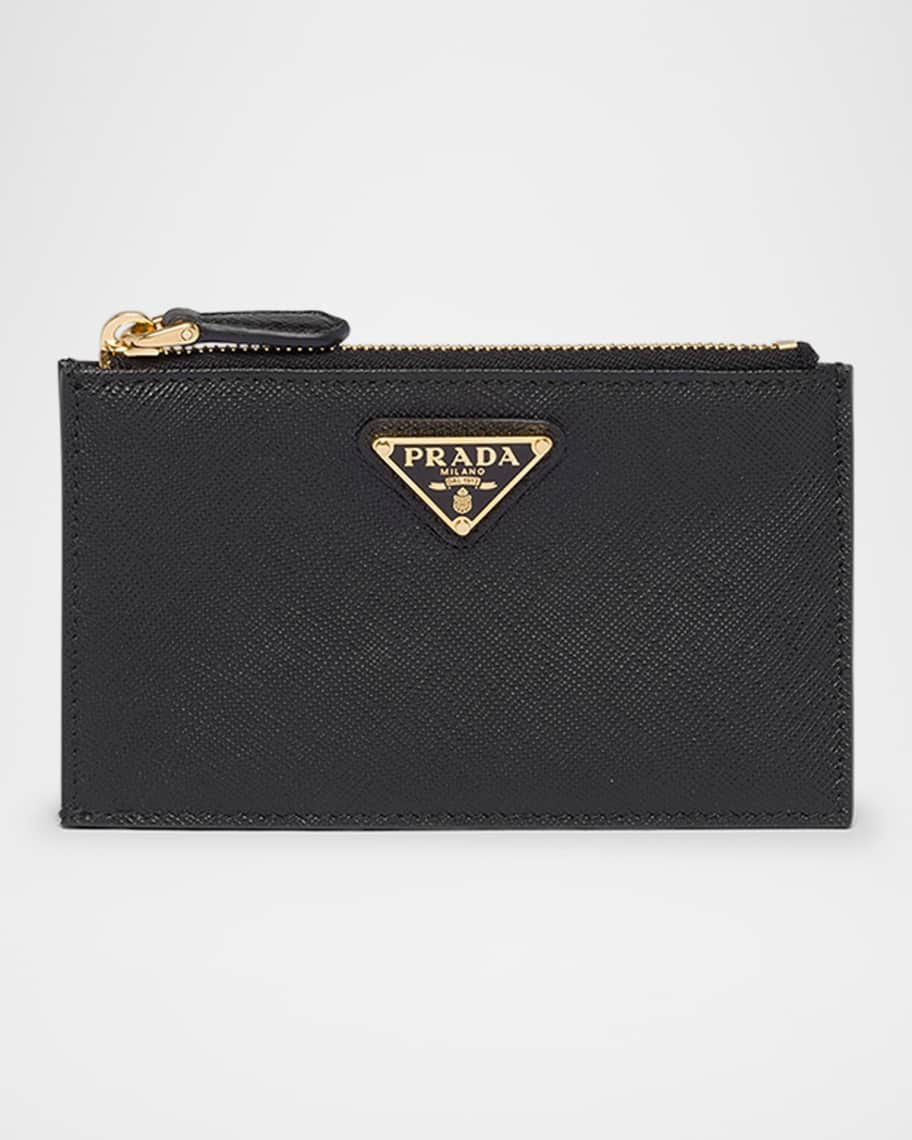Prada Saffiano Leather Card Holder | Neiman Marcus
