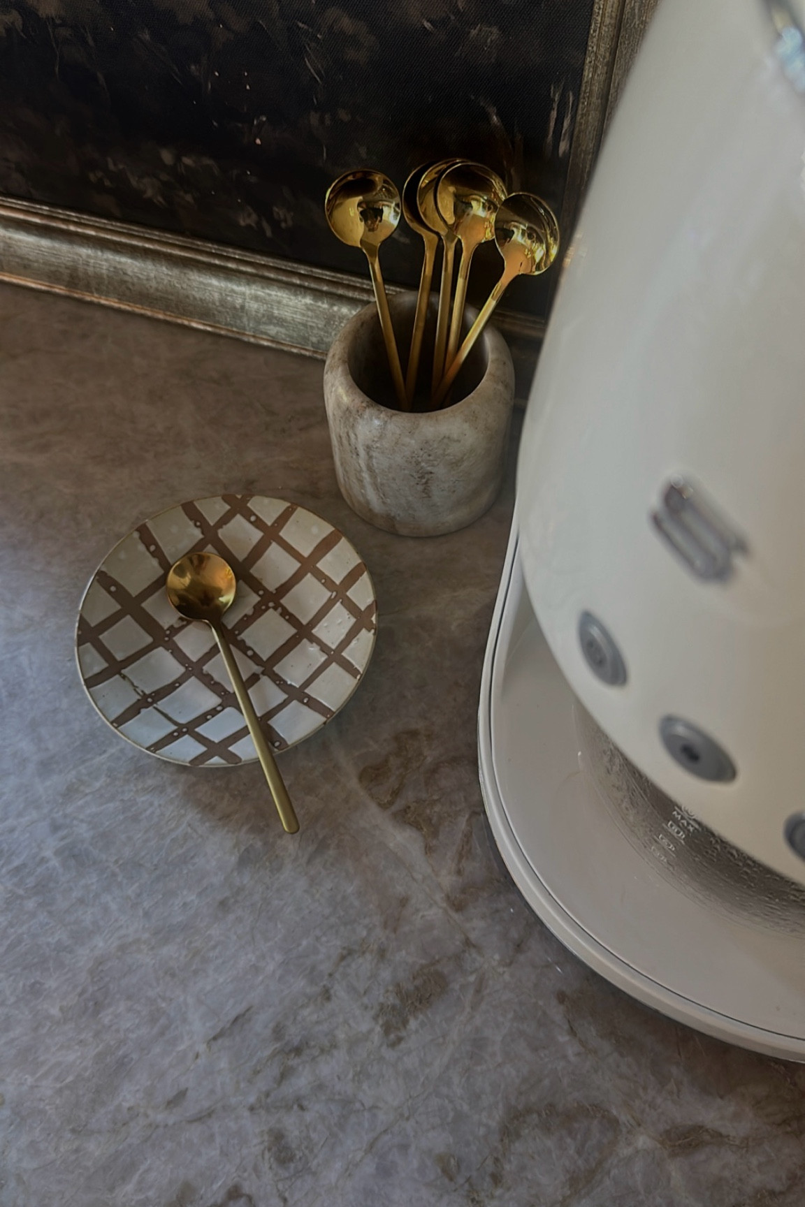 My spoon rest is from a small shop but love these Amazon gold coffee spoons so much! 

#LTKHome #LTKFindsUnder50