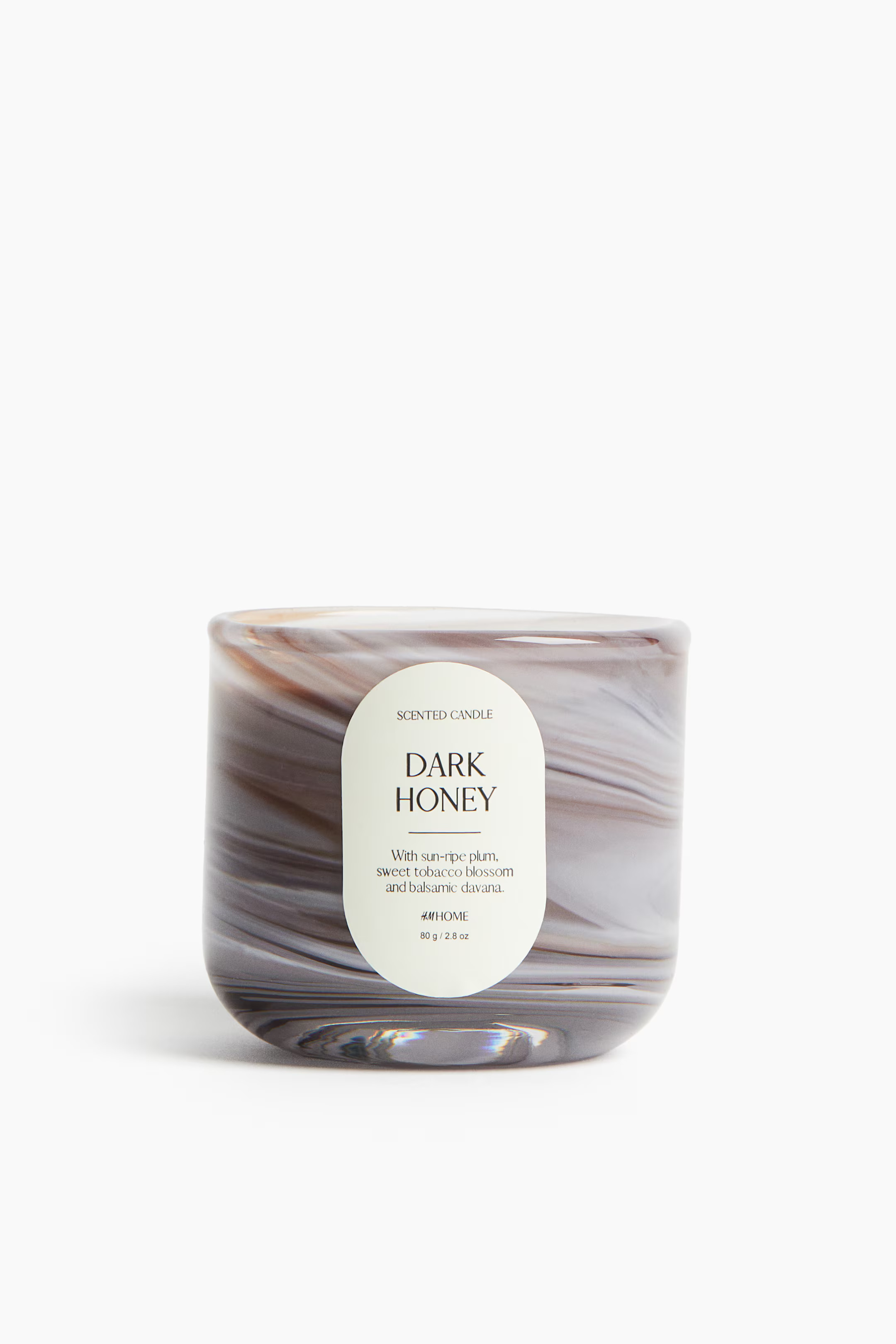 Scented Candle in Glass Holder - Dark Honey - Home All | H&M US | H&M (US + CA)