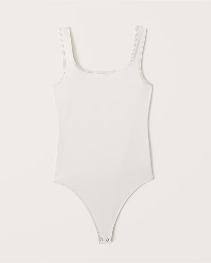 Satin Tank Bodysuit | Abercrombie & Fitch (US)