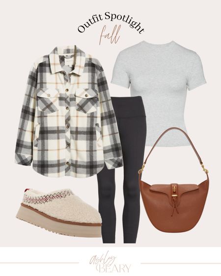 New comfy and cozy fall outfit from Nordstrom 

Ugg Tazz 
Plaid Shacket 

#LTKstyletip #LTKSeasonal #LTKfindsunder100