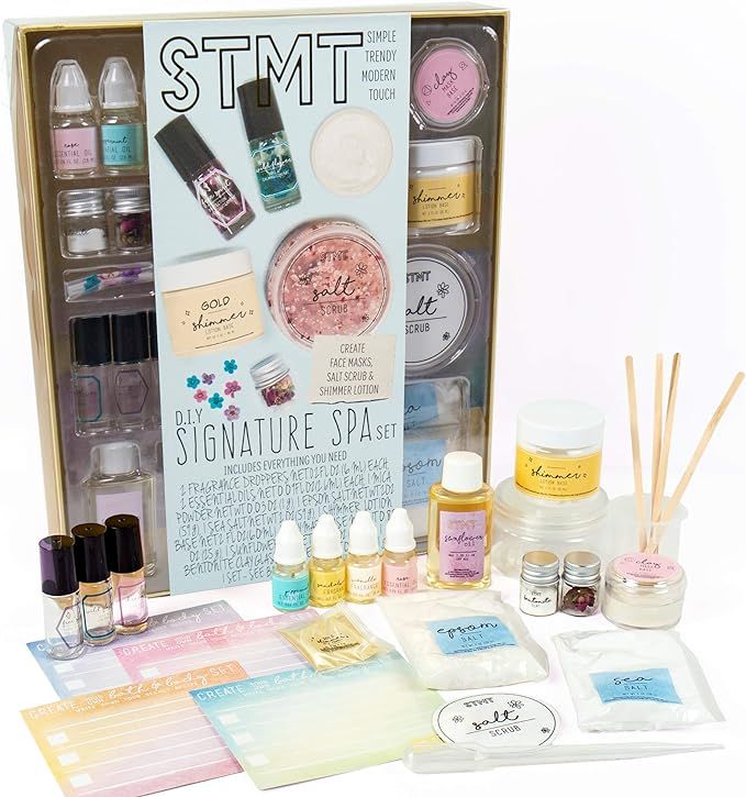 STMT DIY Signature Spa Set, Kids Spa Kit for Girls, Girls Spa Kit, Kids Spa Kit for Girl, Lotion ... | Amazon (US)