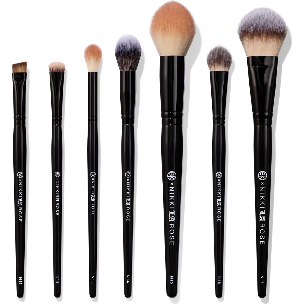 BK Beauty Nikki La Rose Pro Artist Brush Set in Black at Nordstrom | Nordstrom