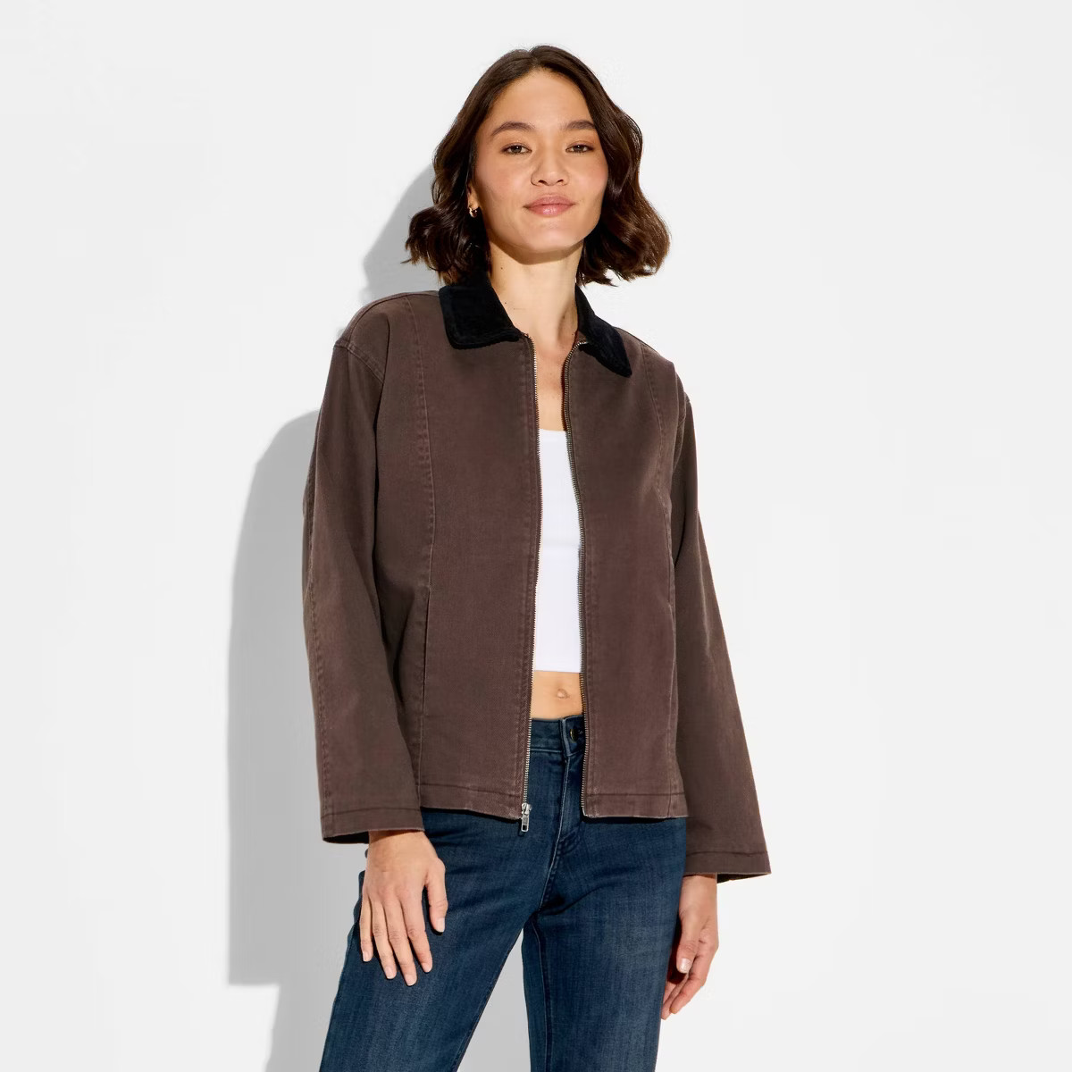 Women's Twill 90's Barn Field Jacket - Wild Fable™ | Target