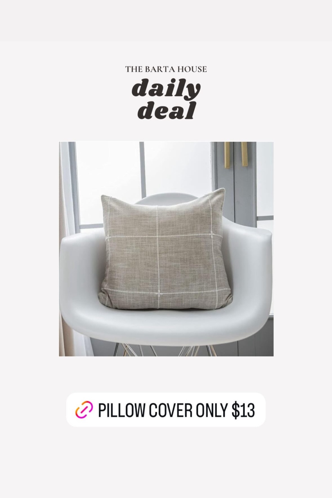 Only $13 for this pillow cover 🙌🏻

#LTKHome #LTKFindsUnder50