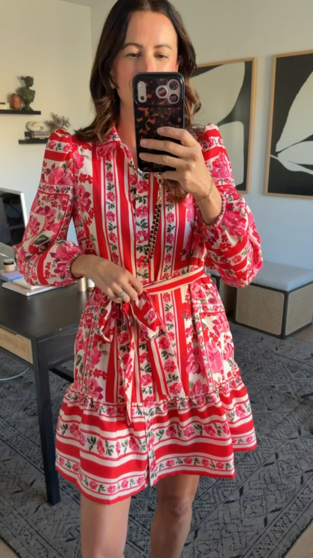 This red floral dress is absolutely stunning!! The fit cannot be beat and it’s such a classy style! I am wearing a size 2. 

#LTKootd #LTKWorkwear #LTKTall