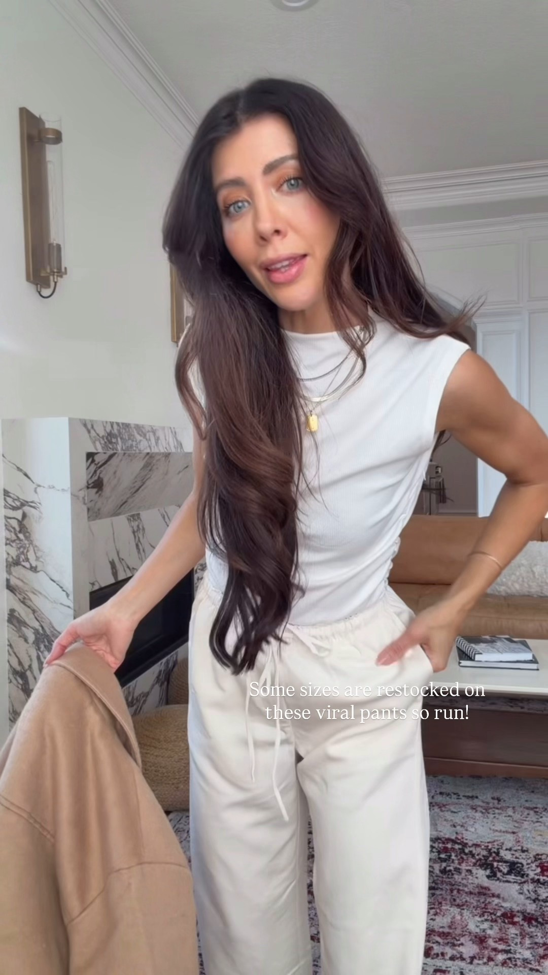 I am obsessed with these pants. I have them in the extra small they run true to size! And I have the small and the jacket runs true to size also.  ￼

#LTKootd #LTKOver40 #LTKgrwm