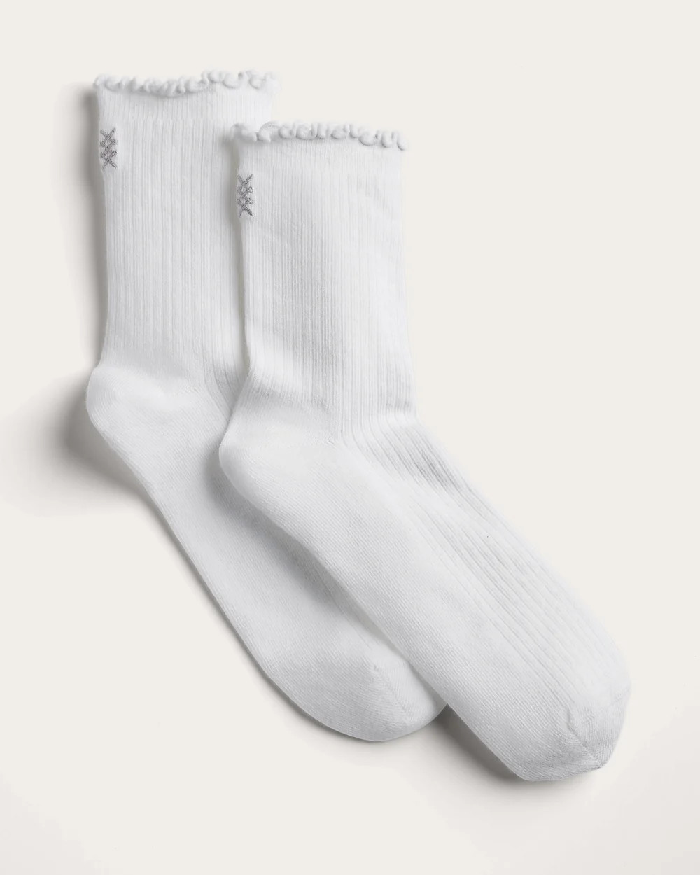 C.O.R Half Crew Sock - Scalloped Edge | Rhone Apparel | Rhone
