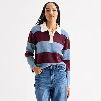 new!a.n.a Womens Long Sleeve Pullover Sweater | JCPenney