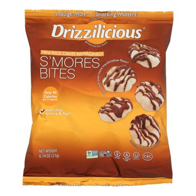 Drizzilicious - Rice Crisp Smores Bites - Case of 80 - 0.74 OZ | Target
