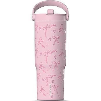 Hydrapeak Nomad 32 oz Fun Sticker Prints Tumbler with Handle and Straw Lid, Leakproof, Double Ins... | Amazon (US)