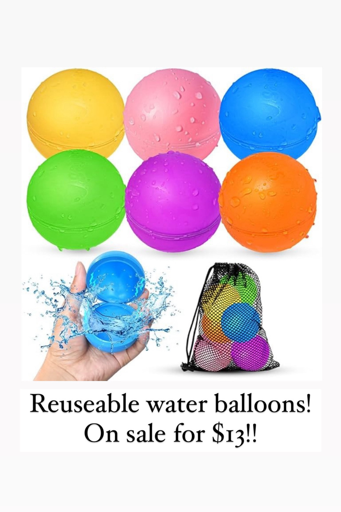 Amazon prime day, Reuseable water balloons on sale 

#LTKSaleAlert #LTKKids #LTKFindsUnder50