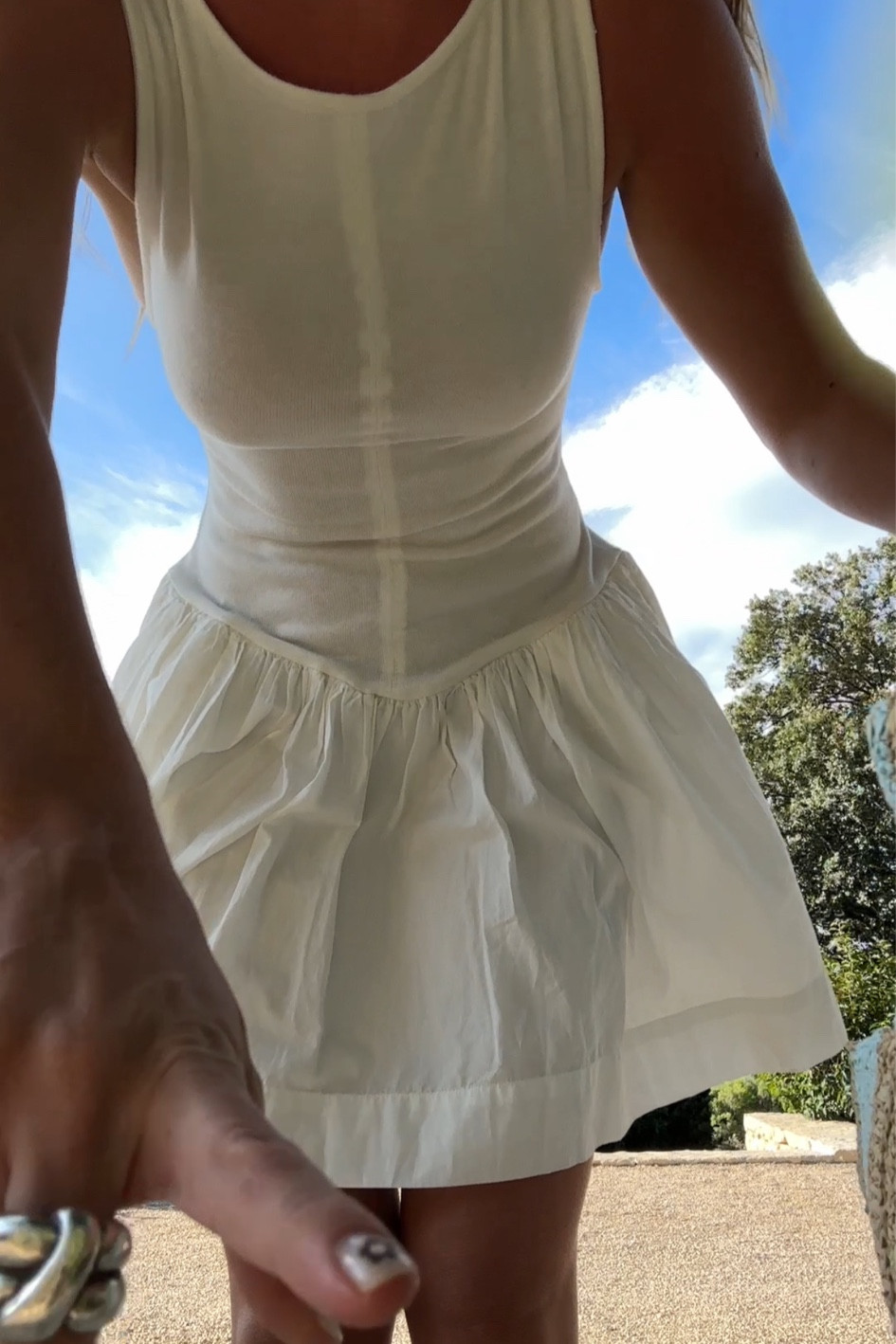 cutest little white dress 

#LTKFind #LTKunder100 #LTKstyletip