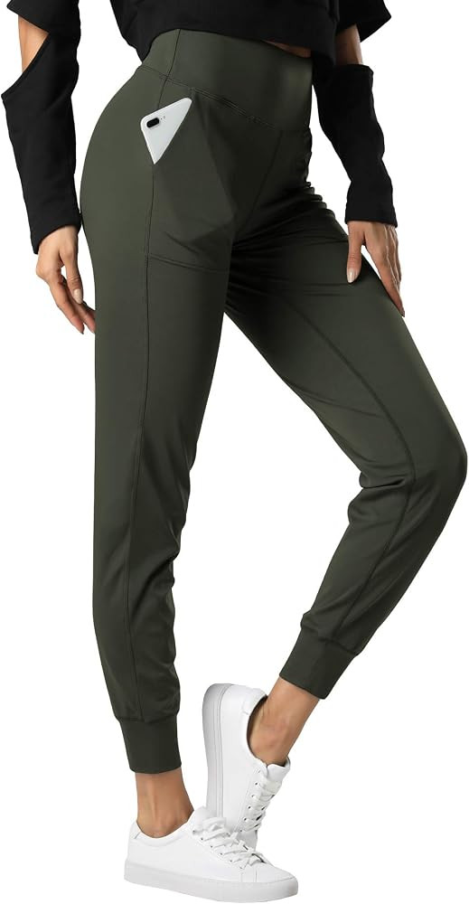 THE GYM PEOPLE Women's Joggers Pants Lightweight Athletic Leggings Tapered Lounge Pants for Worko... | Amazon (US)