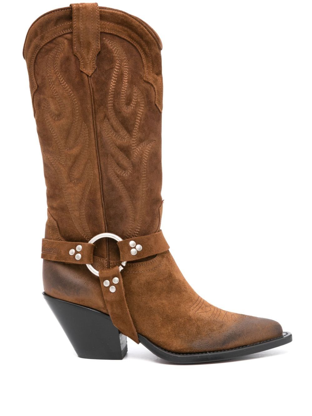 Sonora Santa Fe Belted Suede Boots - Farfetch | Farfetch Global