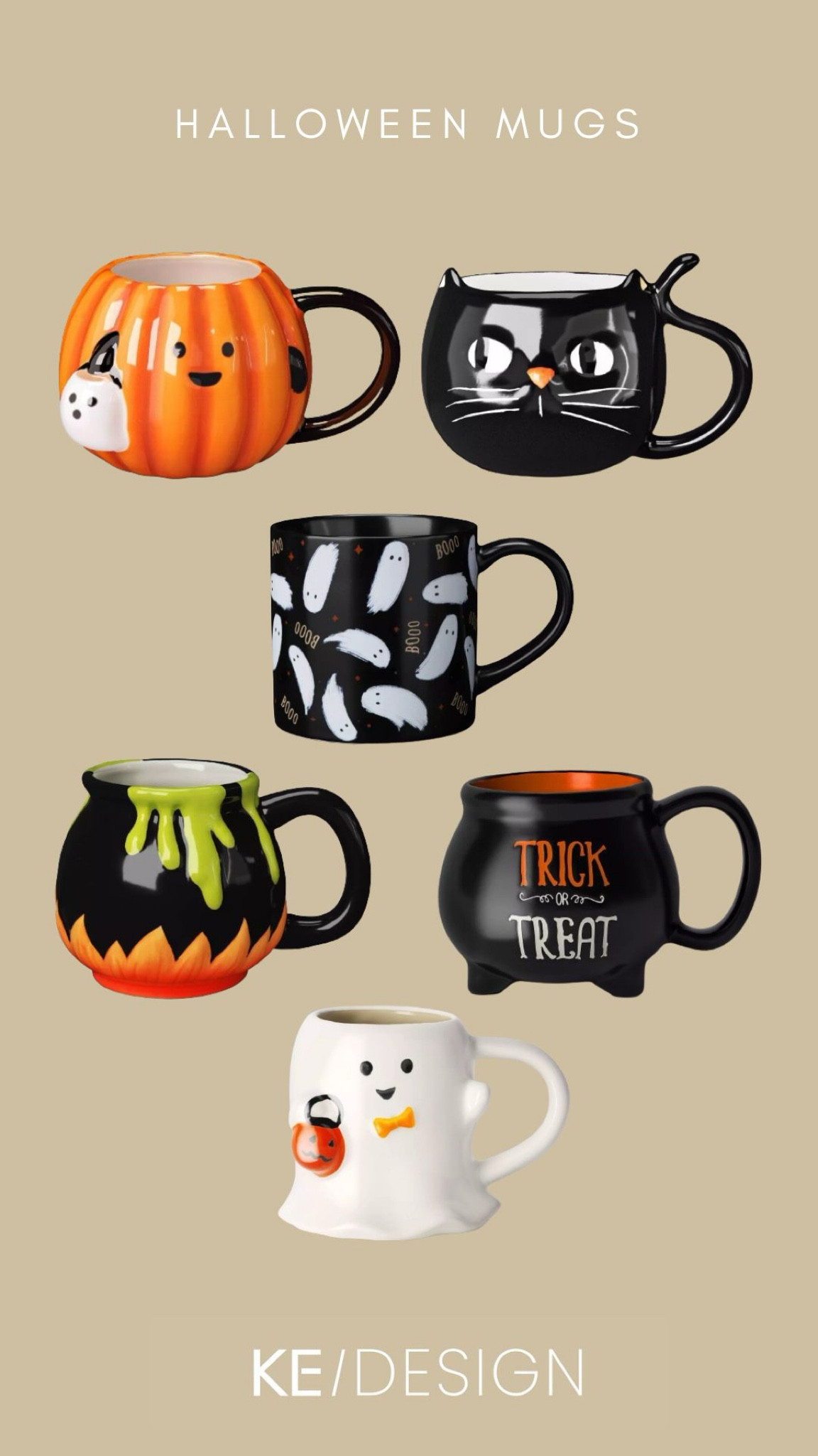 Halloween Mugs 

#halloween #mugs #cups #coffeecups #target #targethome #homedecor #fall #falldecor #spooky #coffeestation #pumpkin #cat #ghost #halloweendecorations

#LTKHome #LTKHalloween #LTKxTarget