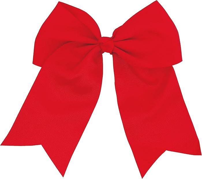 Red Jumbo Bow Clip with Tails | Amazon (US)