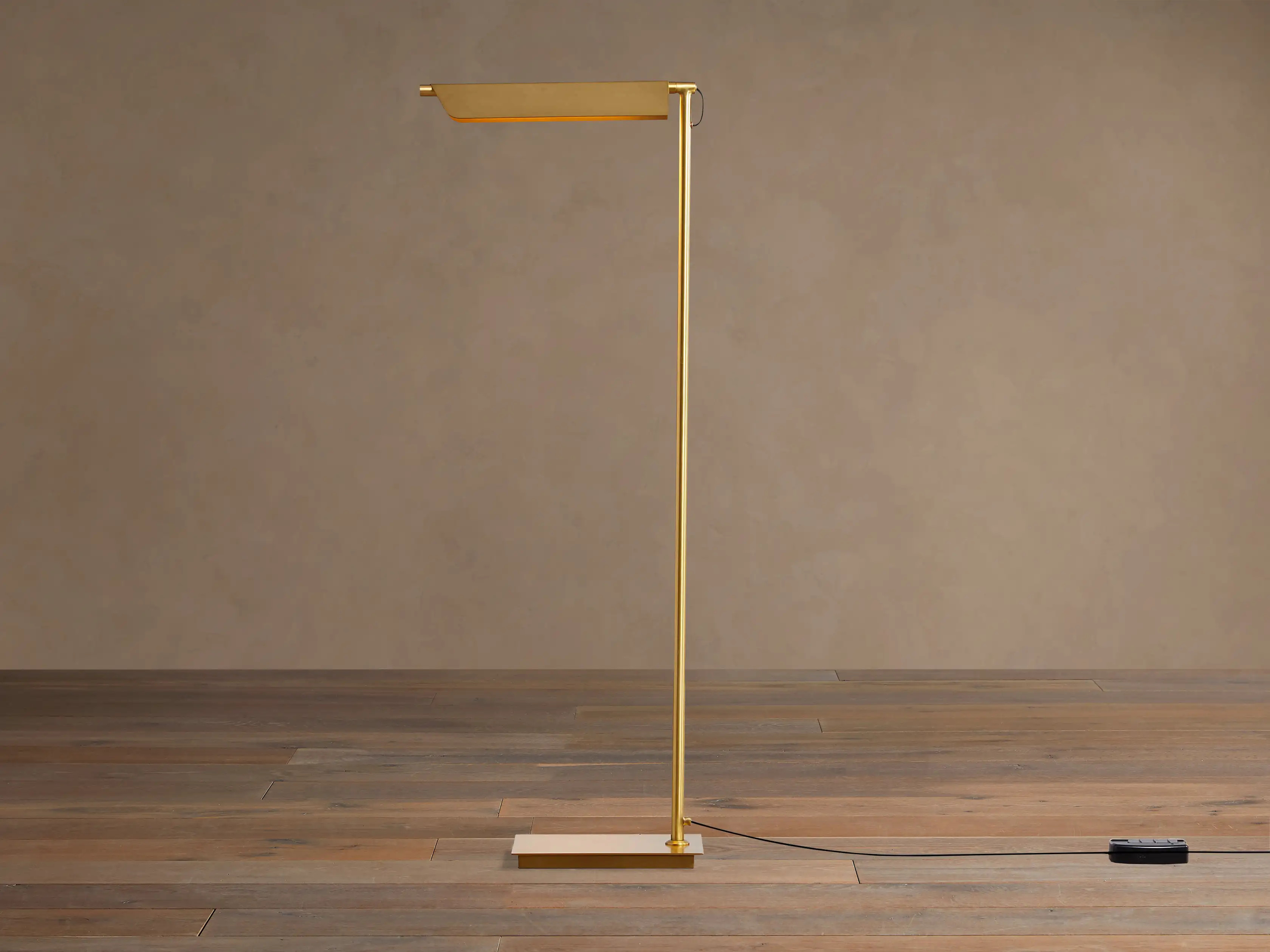 Axle Brass Floor Lamp | Arhaus