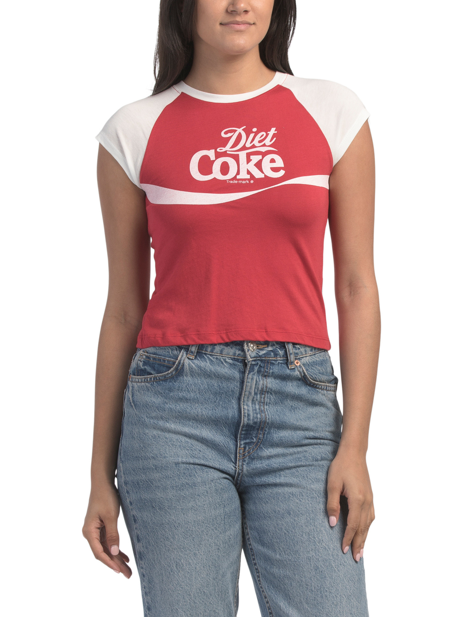 Diet Coke Raglan Baby Tee | TJ Maxx