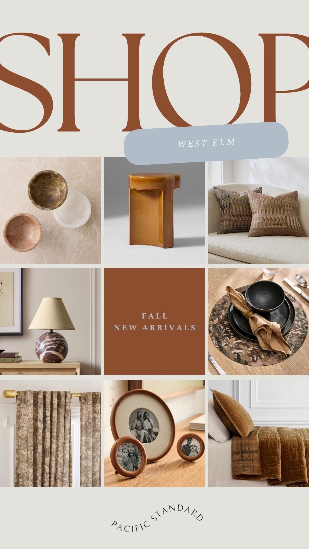 Cozy textures, sculptural shapes, and earthy tones, #WestElm’s new fall collection is here to refresh every corner of your home. From marble lamps to woven pillows and moody dinnerware, these timeless finds bring warmth + style for the season ahead. Tap to shop my favorites! @westelm 


#WestElm #FallHomeDecor #NewArrivals #LTKhome #LTKstyletip #LTKseasonal

#LTKHome #LTKFindsUnder100 #LTKFindsUnder50