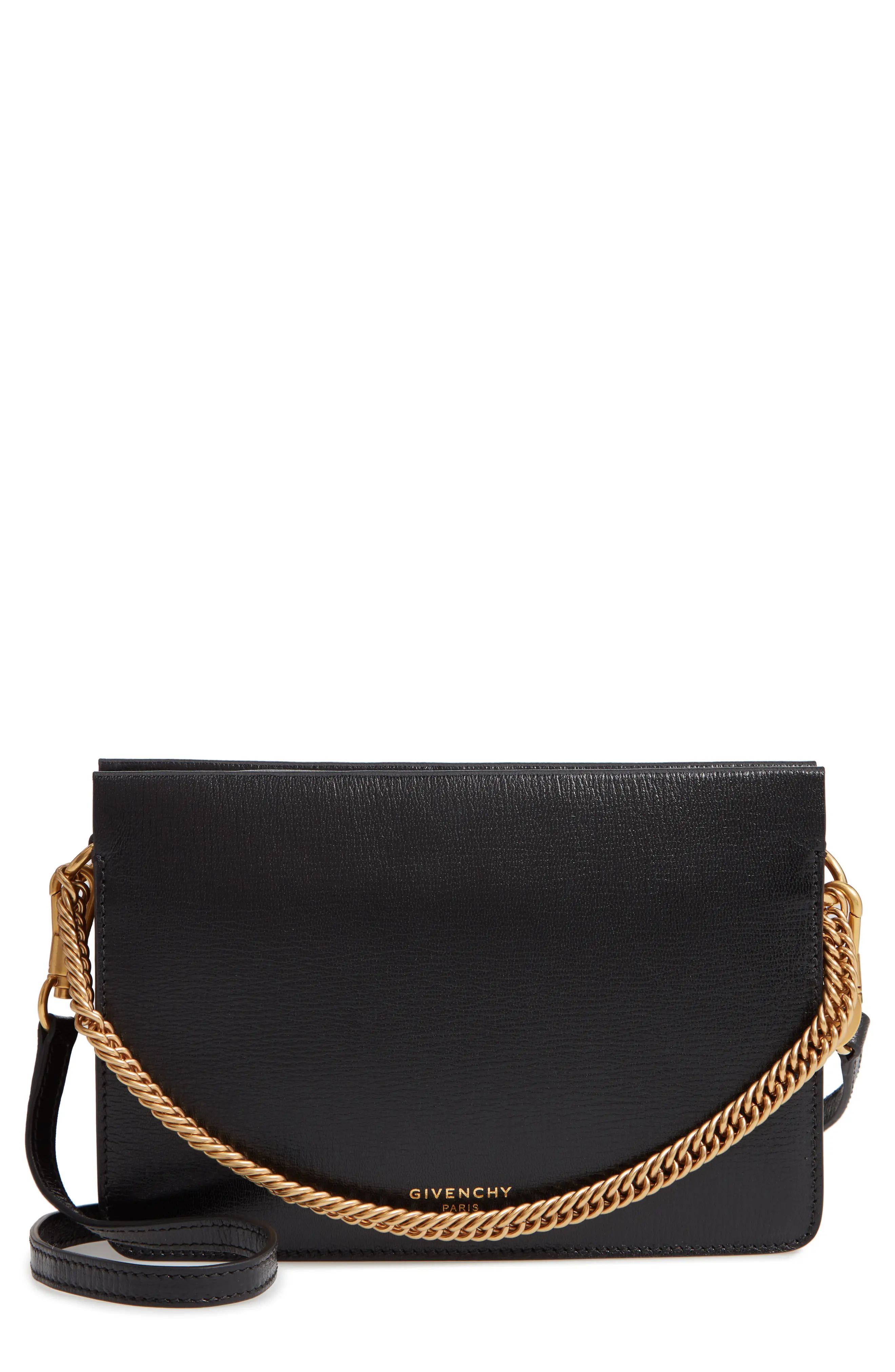 Givenchy Cross 3 Leather & Suede Crossbody Bag - | Nordstrom