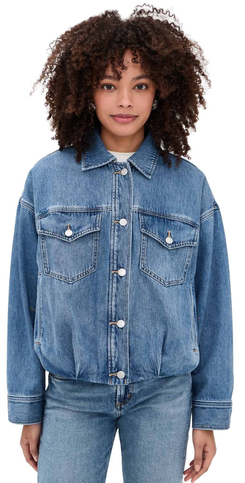 Pistola Bibi Denim Jacket Heartfelt L | Shopbop