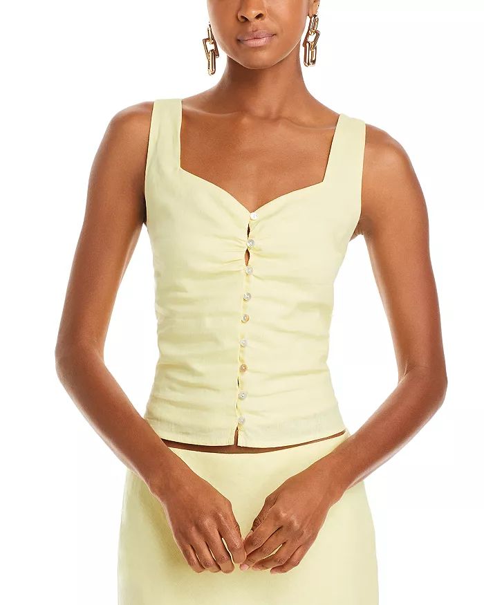 Anita Button Front Sleeveless Shirt | Bloomingdale's (US)