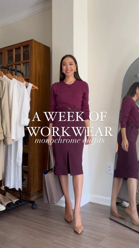 A week of workwear: monochrome outfits from Ann Taylor 

Business casual / business professional / workwear / office outfits 

#LTKworkwear #LTKstyletip #LTKSeasonal