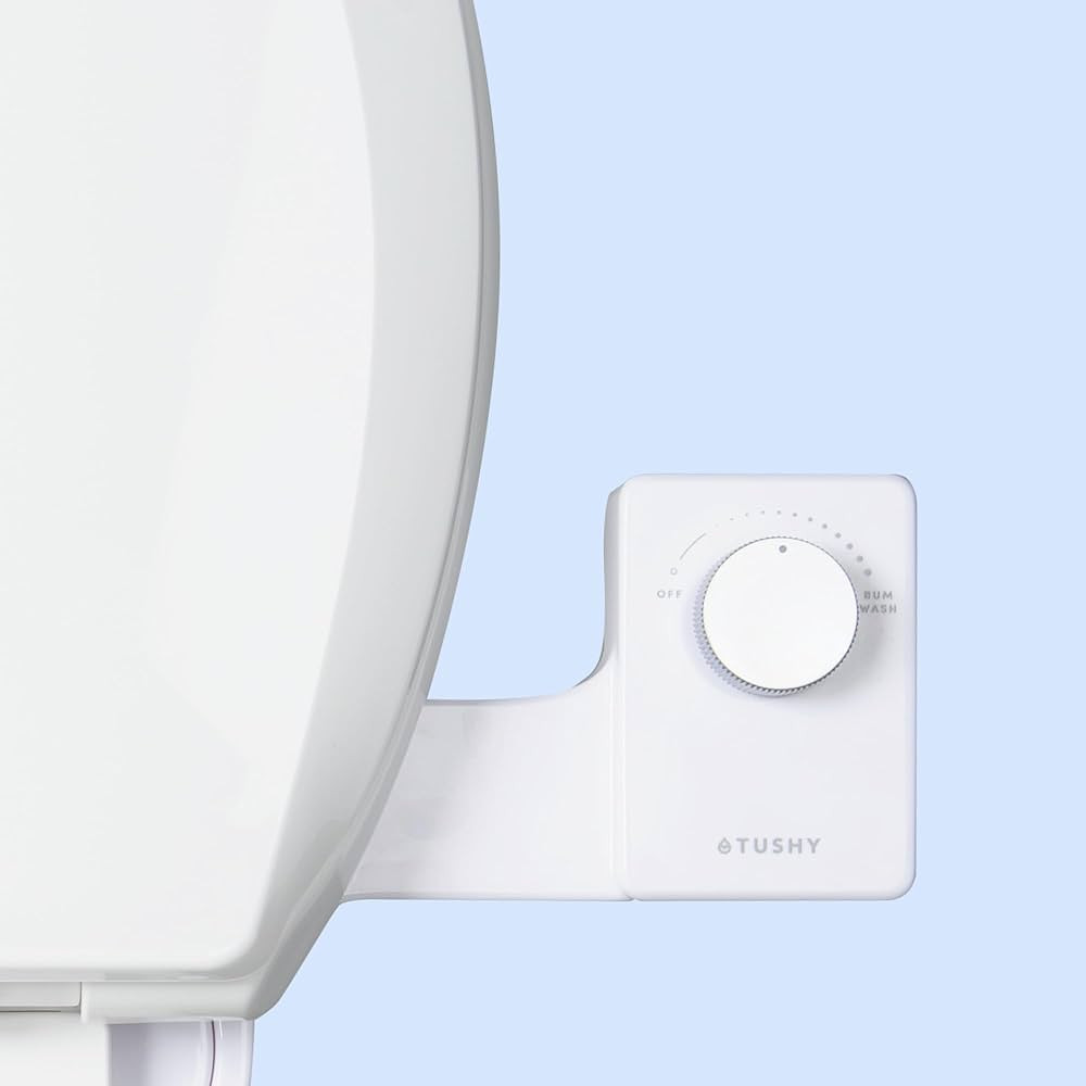 TUSHY Fresh Bidet: Ultra Slim Toilet Seat Attachment (Non-Electric Self-Cleaning Hygienic Nozzle)... | Amazon (US)