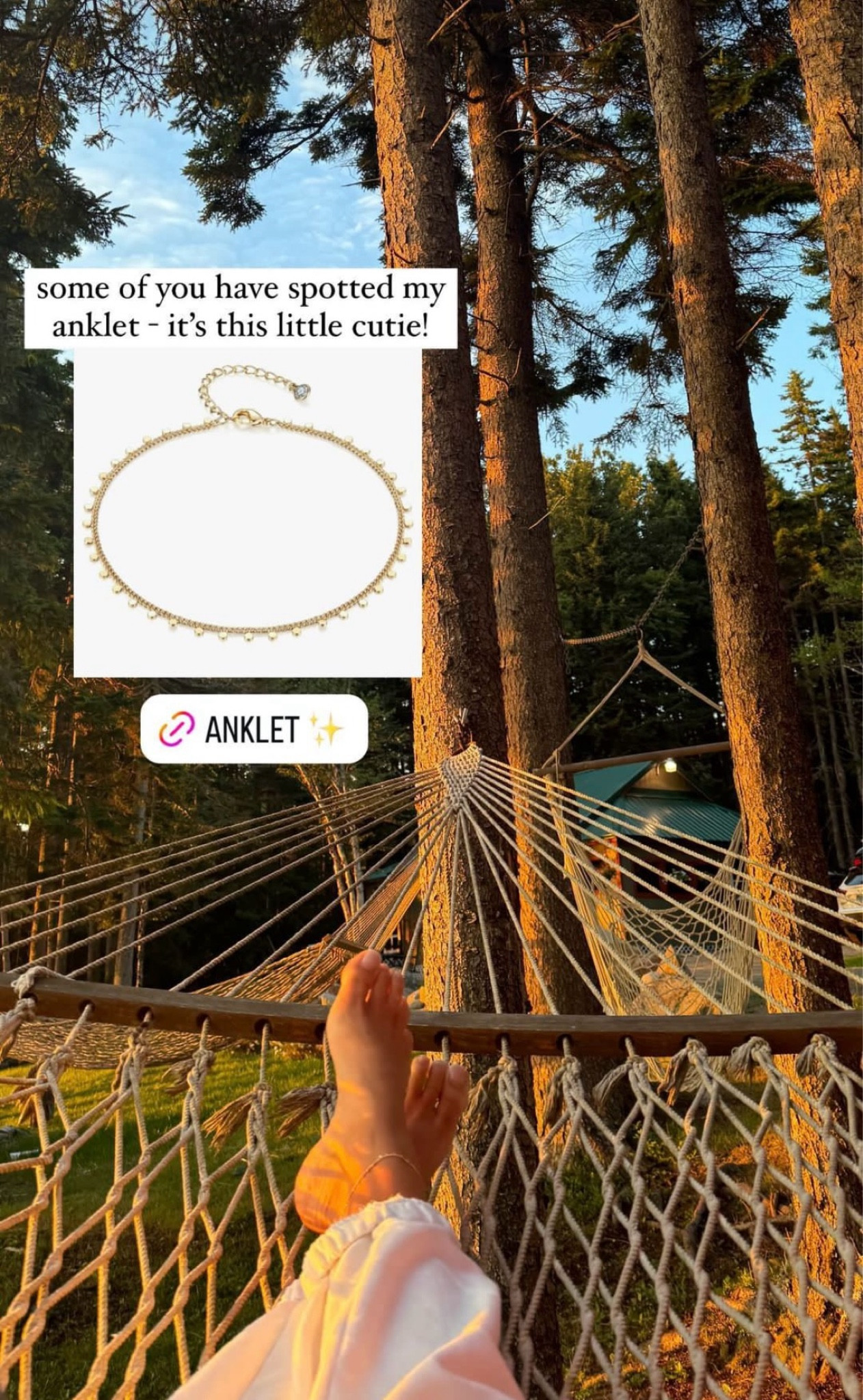 My anklet ✨ 

Amazon find, gold jewelry, trendy jewelry, gift for her 

#LTKFindsUnder50 #LTKStyleTip #LTKU