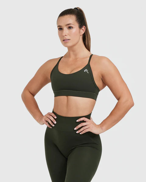 Everyday Sports Bra 
 Khaki | Oner Active (UK / US)