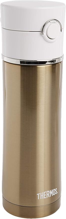 Thermos 16 oz Sip Stainless Steel Drink Bottle, Gold | Amazon (US)