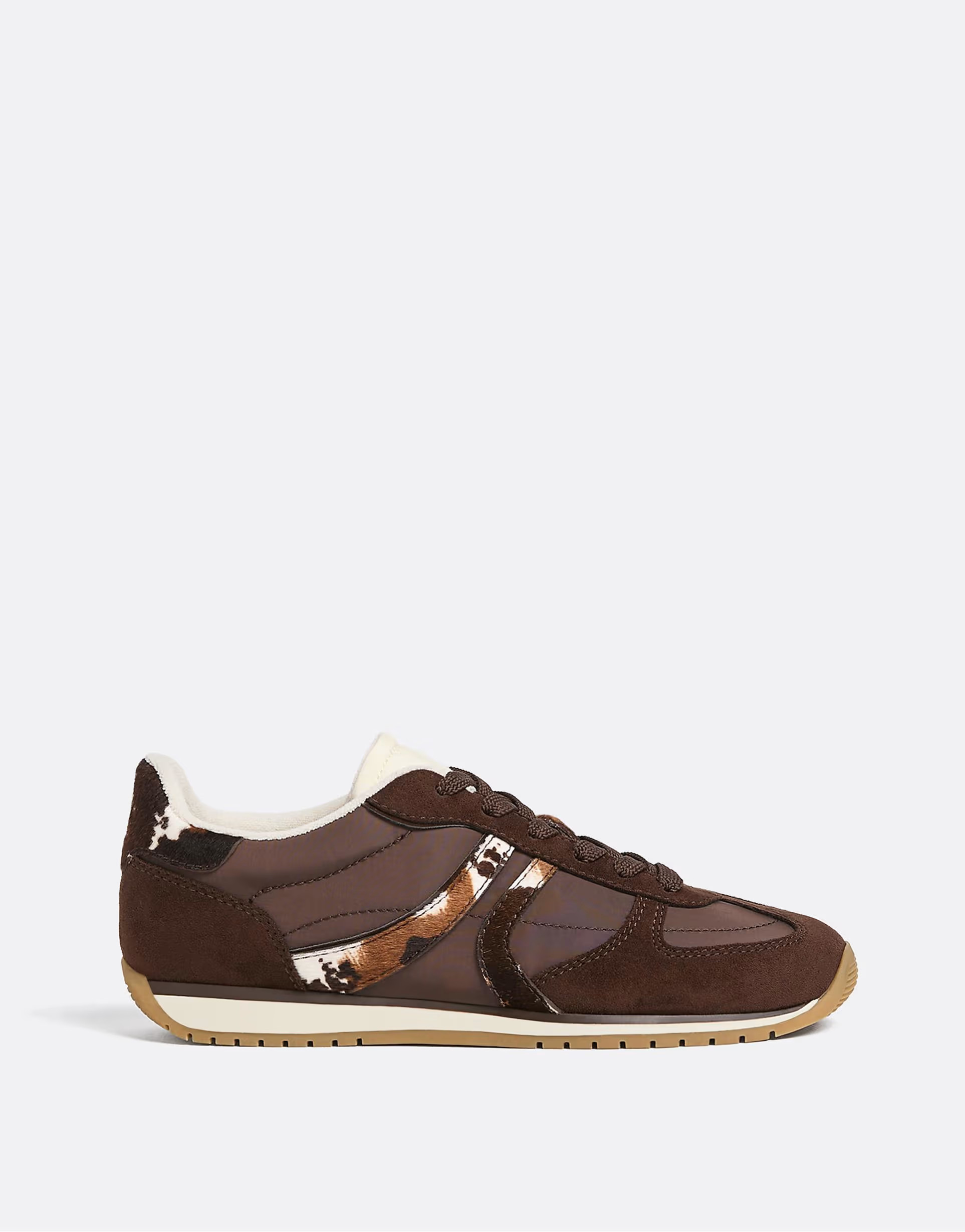 Stradivarius Animal print sports shoes in brown | ASOS (Global)
