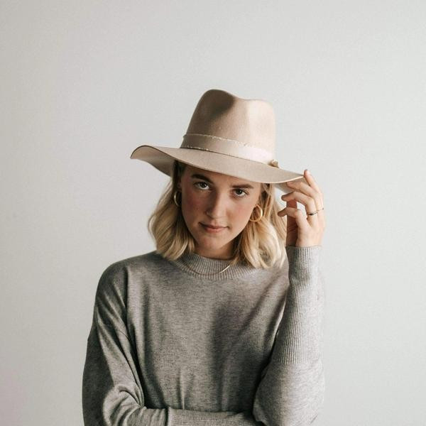 Hannah Floppy Fedora - Cream | Gigi Pip