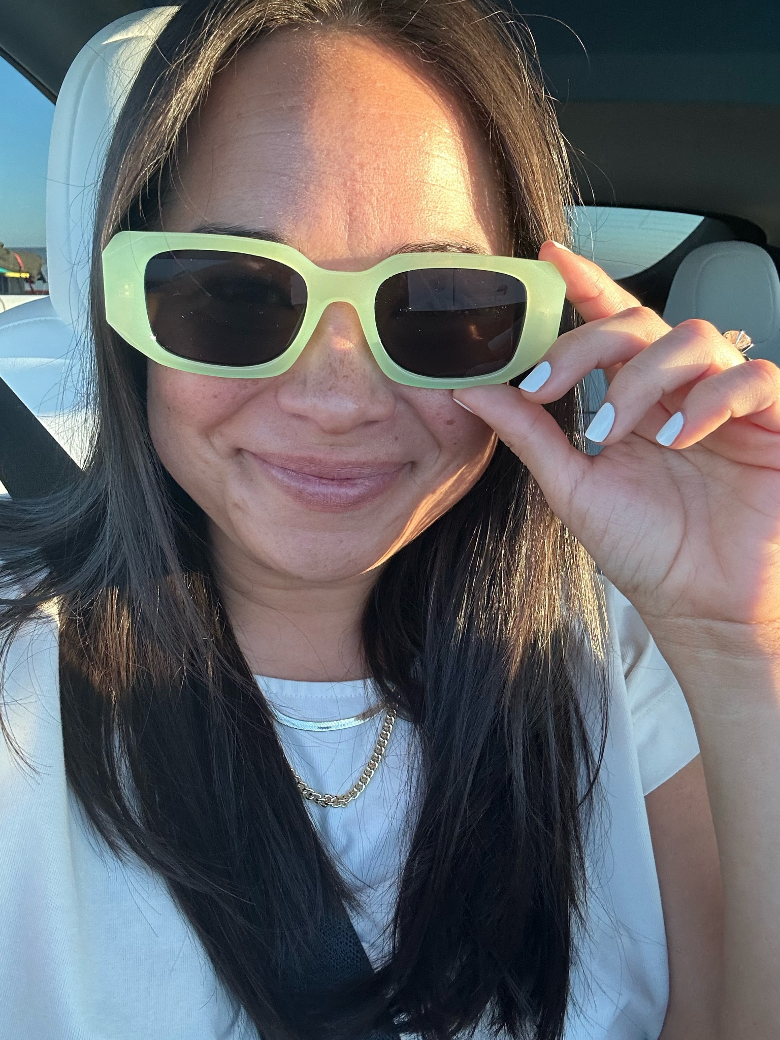 Watched the sunrise this am on the way to the airport. Recently picked up these new $15 (yes! 1-5) sunnies from Nordstrom. They make me feel 15 years younger too 😂 Jimmy has no comment. Bonus: Gen Z niece approved!

#LTKSeasonal #LTKFind #LTKtravel