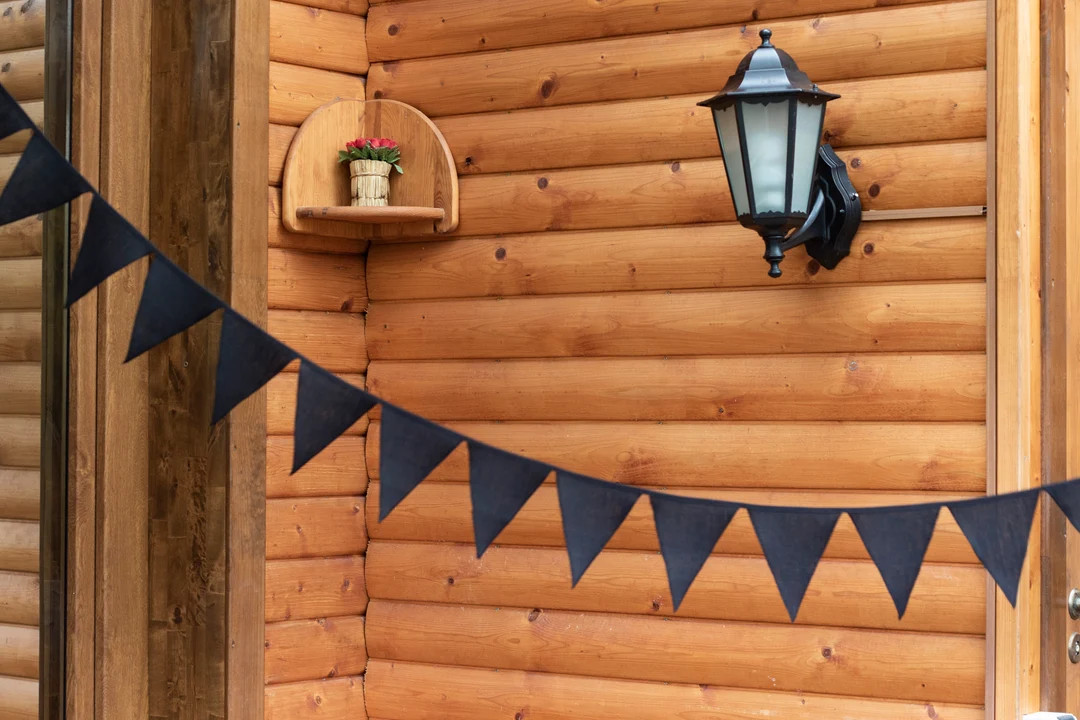 Outdoor Bunting Black Linen Flags Party Banner Triangle Banner Pennants for Party Decorations Bir... | Etsy (US)