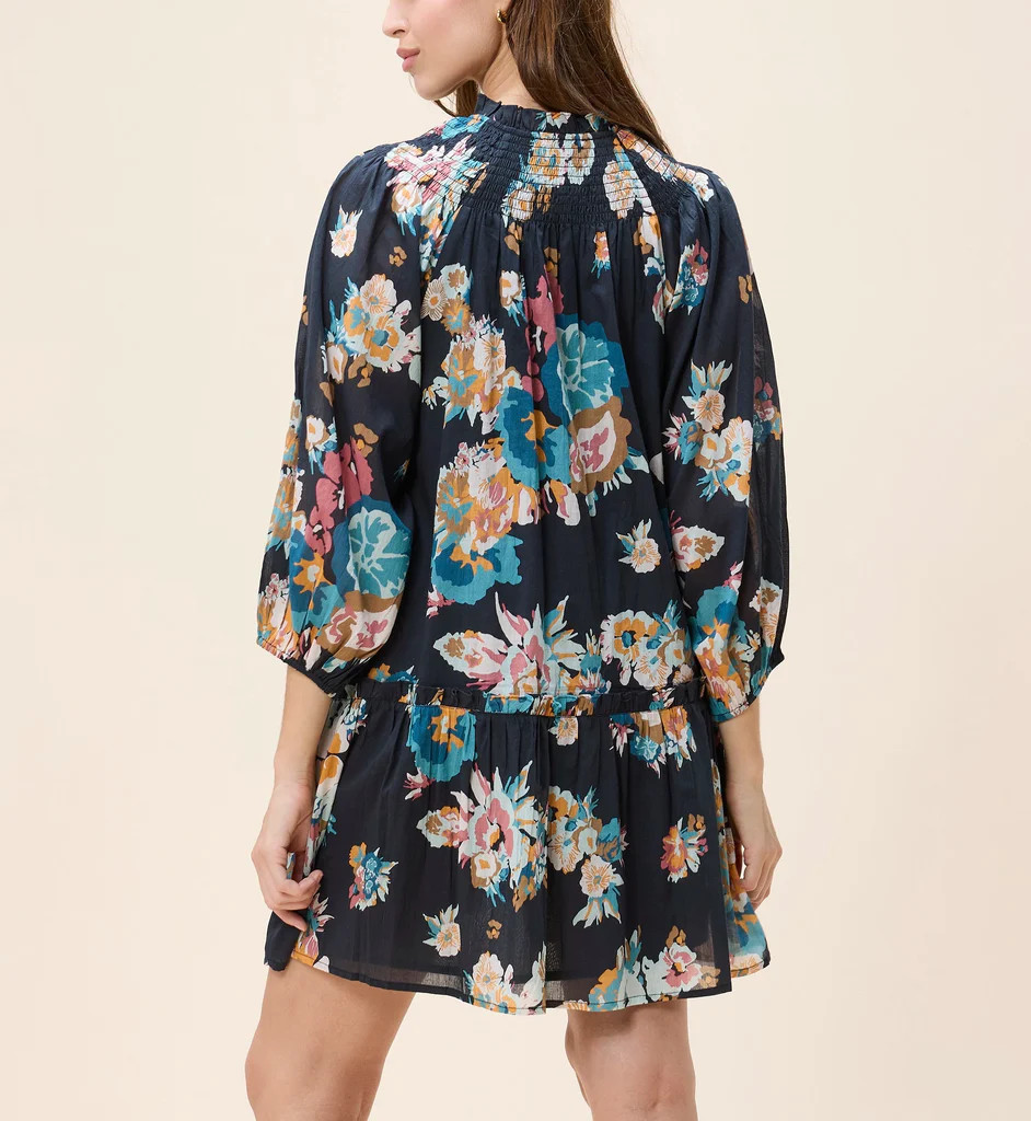 Emmanuelle Mini Dress | Vitet Floral | Cleobella