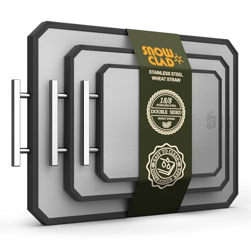 EXTRA LARGE Stainless Steel Cutting Board Set of 3 for kitchen | Amazon (US)