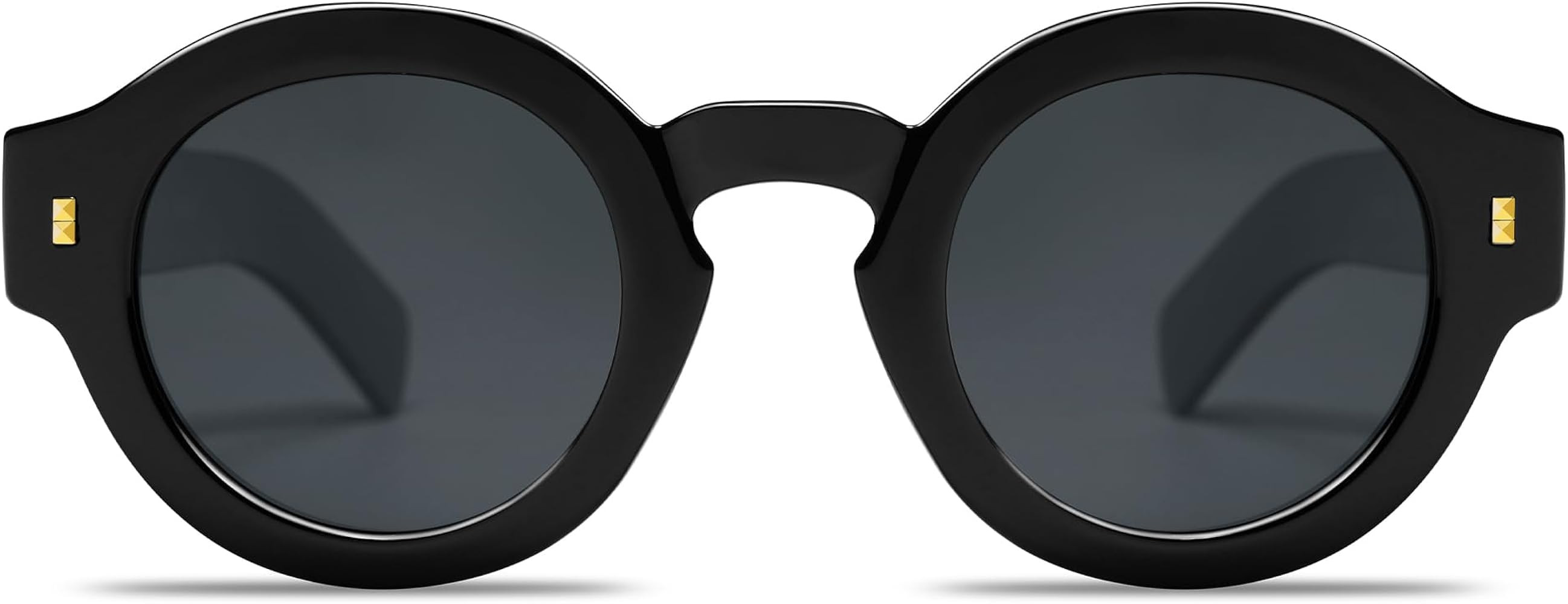 VANLINKER Vintage Round Polarized Sunglasses for Women Men Trendy Shades Retro Circle Sun Glasses... | Amazon (US)