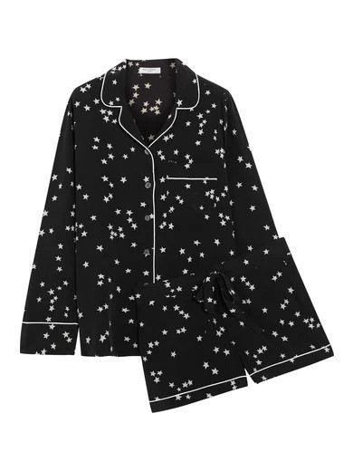 Equipment - Lillian Washed-silk Pajama Set - Black | NET-A-PORTER (US)