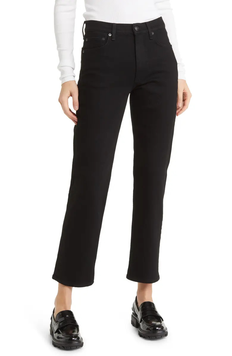 rag & bone Harlow High Waist Straight Leg Jeans | Nordstromrack | Nordstrom Rack