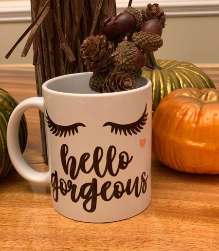 Hello Gorgeous! 
Fall is just around the corner so why not treat yourself to a new pretty coffee mug? 

#LTKhome #LTKSeasonal #LTKfamily