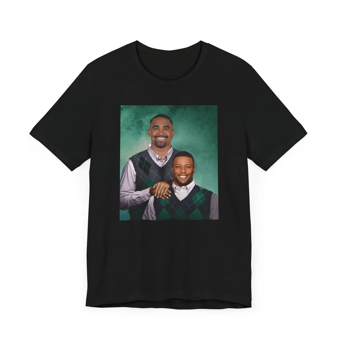 Philadelphia Football Jalen Hurts, Saquon Barkley Step Brothers Poster Funny T-shirt - Etsy | Etsy (US)