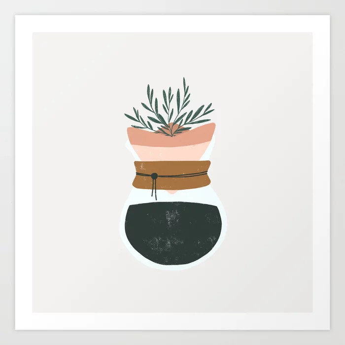 good coffee good life Art Print | Society6