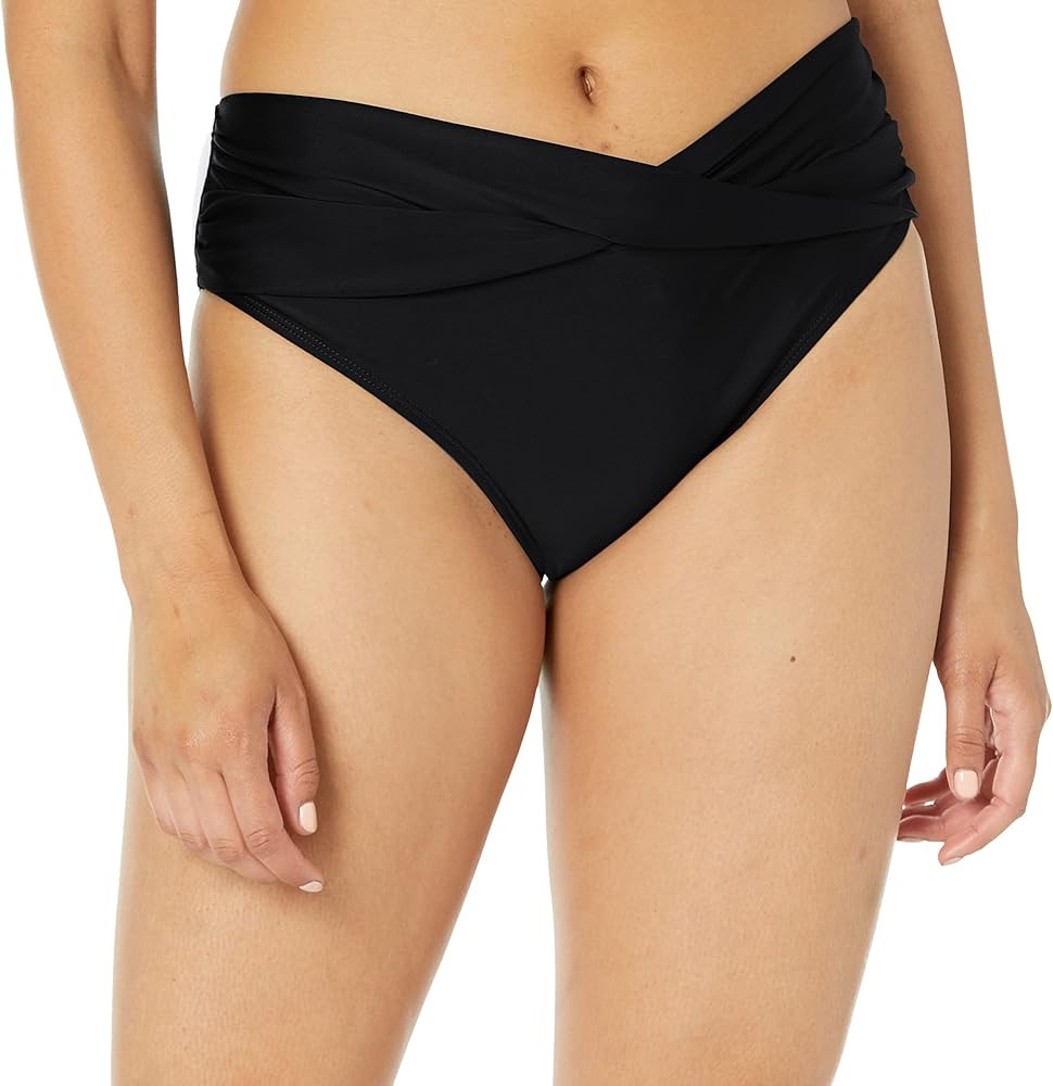 SHEKINI Women's Bikini Bottom Twist Front Cheeky Swimsuit Ruched Bathing Suit Bottoms | Amazon (US)