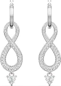 Swarovski Women's Infinity Crystal Jewelry Collections, Rhodium & Rose Gold Tone Finish | Amazon (US)